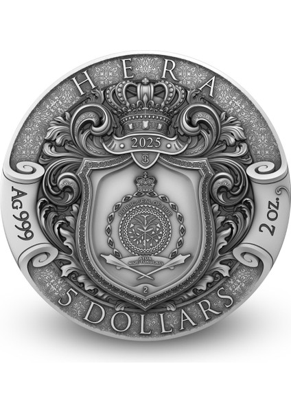 Agakulche Hera Altın Kaplama Gümüş Sikke Coin