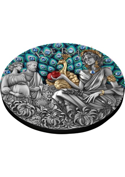 Agakulche Hera Altın Kaplama Gümüş Sikke Coin