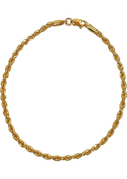 Agakulche Halat 2,7 mm Altın Bileklik