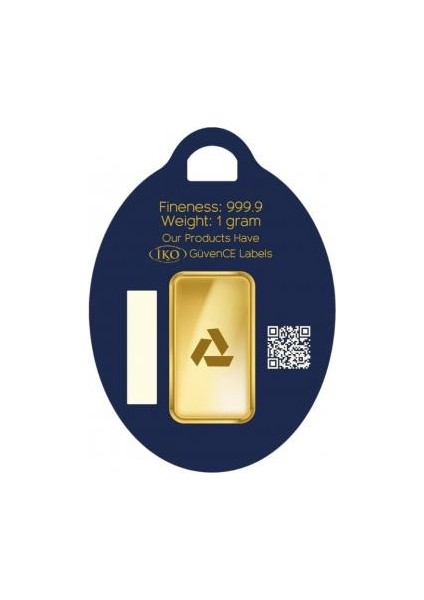 1 gr 24 Ayar 999.9 Külçe Altın