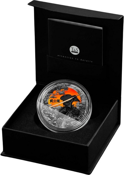 Agakulche Bushido Savaşçı Gümüş Sikke coin