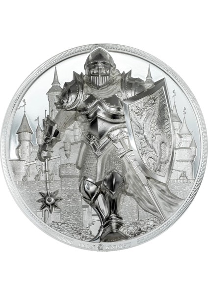 Agakulche Demir Şövalye Gümüş Sikke Coin