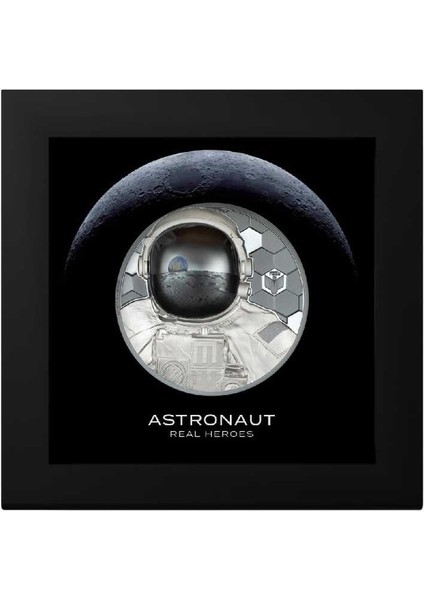 Gerçek Kahramanlar Astronot Gümüş Sikke Coin