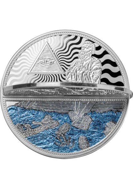 Noah's Ark Case 5$ 2 Ons 999 Gümüş Coin