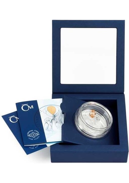 AgaKulche Hoş Geldin Bebek Kristal Taşlı 2022 1 Ons Gümüş Sikke Coin