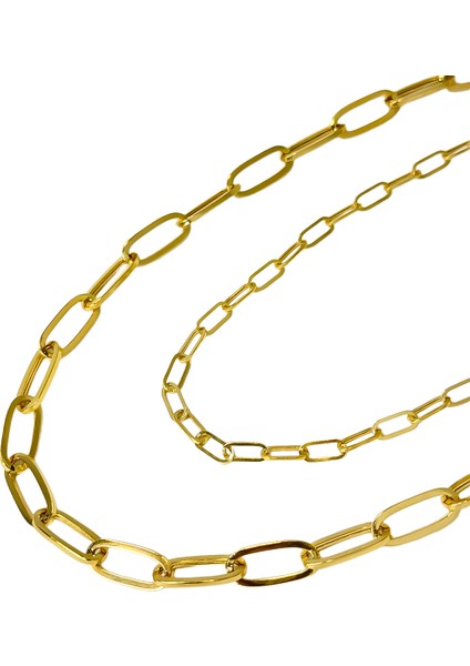 Agakulche Ataç 4 mm Altın Zincir