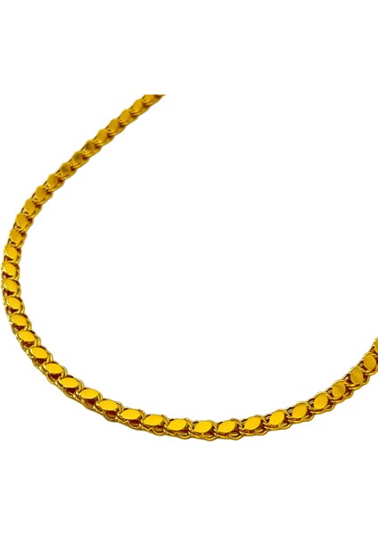 Agakulche Aynalı 5,2 mm Altın Zincir