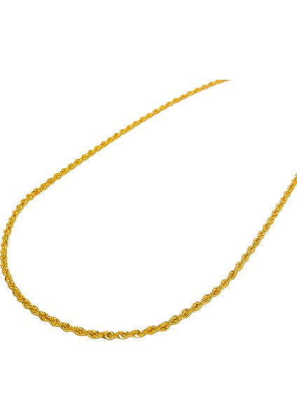 Agakulche Halat 2 mm Altın Zincir