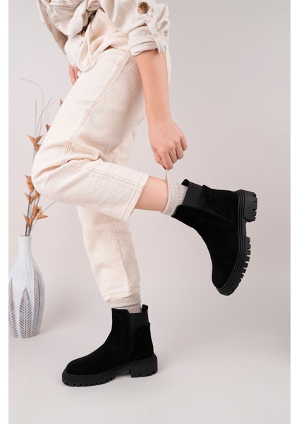 Bloom Model Hakiki Deri Kalın Taban Lastikli Kadın Günlük Bot fiyatları