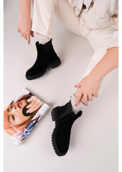 Bloom Model Hakiki Deri Kalın Taban Lastikli Kadın Günlük Bot modelleri