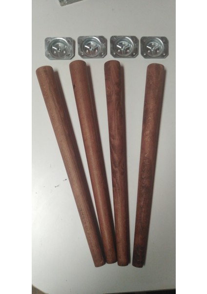 50CM 4lük Masa Sehpa Ayağı Meşe Görünümlü modelleri