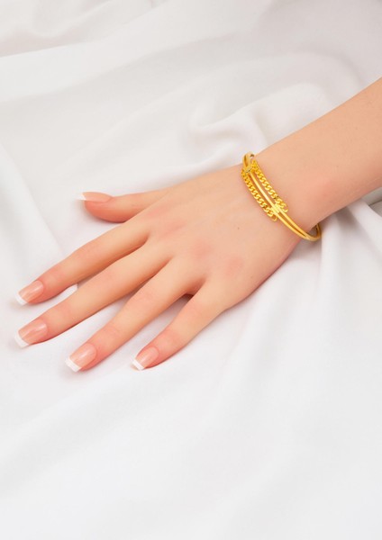 Gurmet Kaburga Kelepçe Bilezik 14 Ayar Altın fiyatları