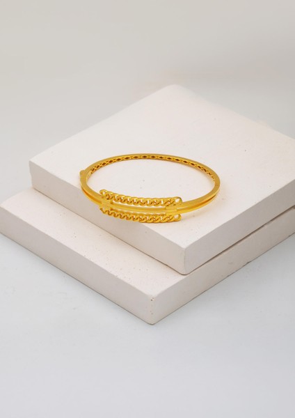 Gurmet Kaburga Kelepçe Bilezik 14 Ayar Altın fırsatları