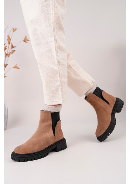 Bloom Model Hakiki Deri Kalın Taban Lastikli Kadın Günlük Bot fiyatları