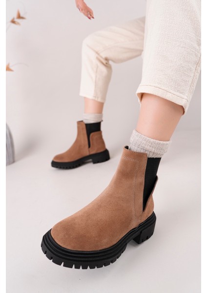 Bloom Model Hakiki Deri Kalın Taban Lastikli Kadın Günlük Bot fırsatları