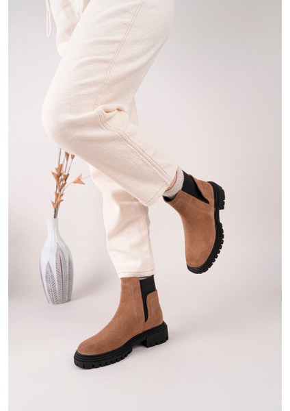 Bloom Model Hakiki Deri Kalın Taban Lastikli Kadın Günlük Bot indirimleri