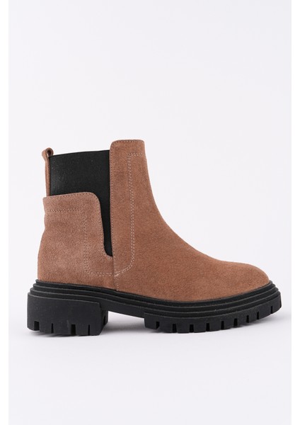 Bloom Model Hakiki Deri Kalın Taban Lastikli Kadın Günlük Bot