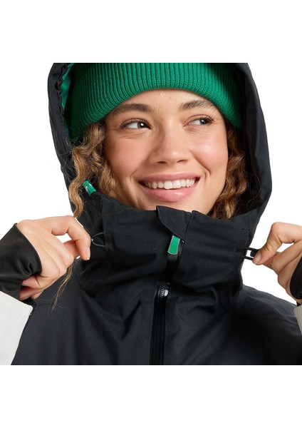 Stormdash Kadın Siyah Snowboard Ceketi indirimleri