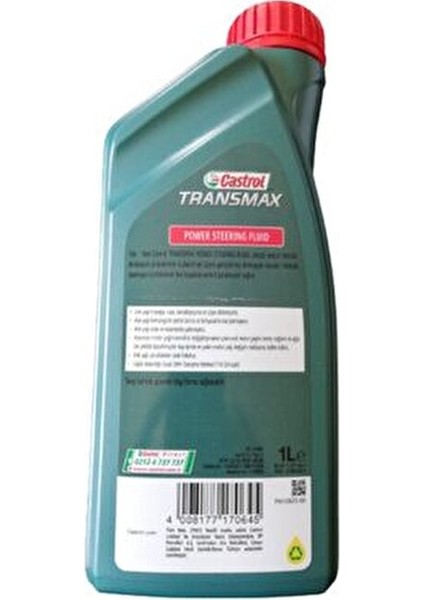 Transmax Direksiyon Sıvısı 1 L Yağ Katkıları ile Geliştirilmiş Yüksek Performans fiyatları