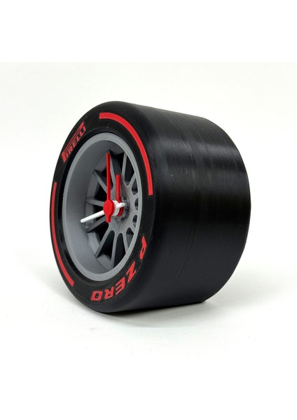 Formula 1 Replika Lastik Masaüstü Saat – Sessiz Akar Mekanizma fiyatları