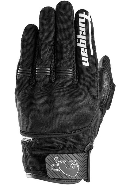 Jet D3O Yazlık Erkek Motosiklet Eldiveni Siyah 3xl