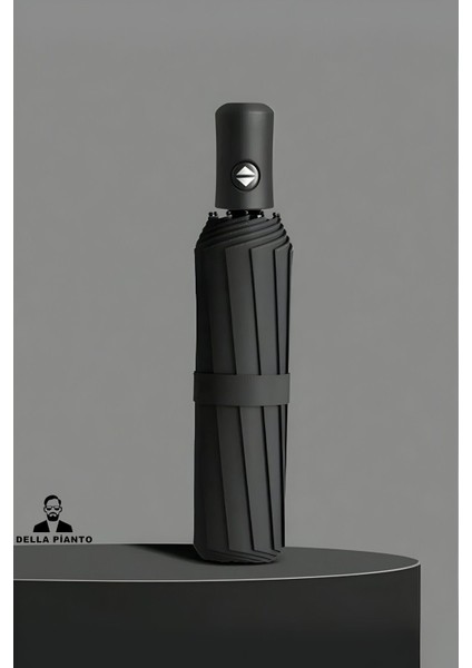 Unisex Otomatik Full Fonksiyon Açma Kapama Siyah Unisex 8 Fiber Tel Kaliteli Şemsiye Premium Seri