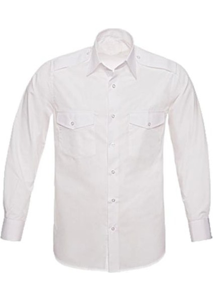 Güvenlikçi Gömleği Uzun Kollu Apoletli Gömlek