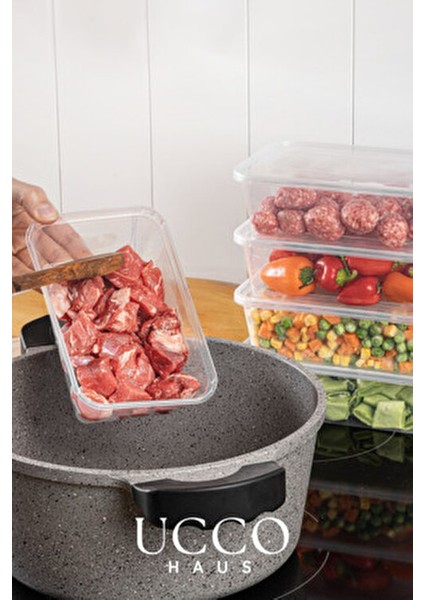 20(10+10) Adet Ekonomik Saklama Kabı Seti – 10X650 ml 10X1000 ml Mikrodalga Buzluk Dondurucu Erzak fırsatları