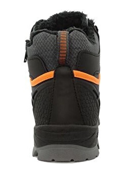 Erkek Axenix Siyah Su Geçirmez Outdoor Bot 3,5 cm Kauçuk Tabanlı Bağcık ve Fermuar Kapanma indirimleri