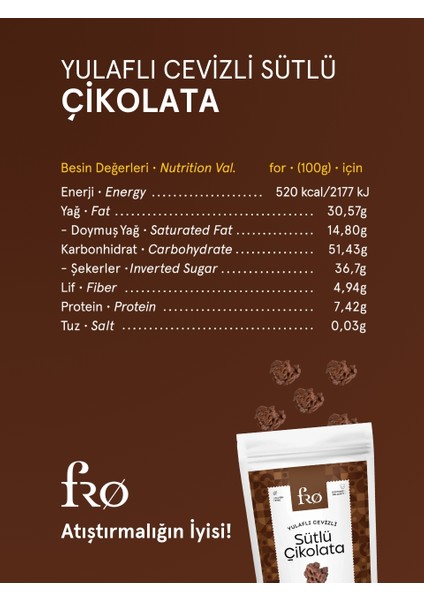 3'lü Yulaflı Cevizli Sütlü Çikolata Glutensiz Sağlıklı Atıştırmalık 3 x 50 gr fırsatları