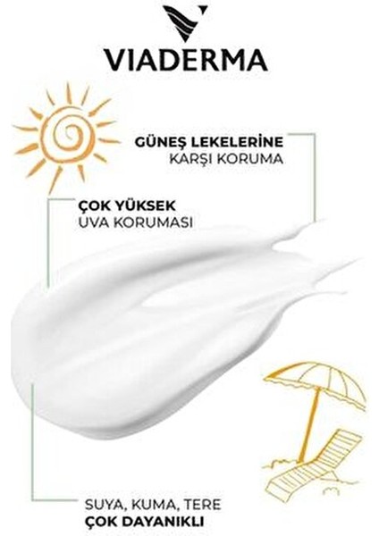 SPF 50 Yüz ve Vücut Güneş Kremi 100 ml Karma Ciltler için Yüksek Koruma fırsatları