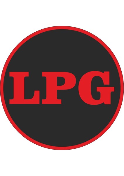 3 Adet 15X15 cm Lpg Araç Jeep Oto Logo Sticker Dıştan Yapıştırmalı Etiket