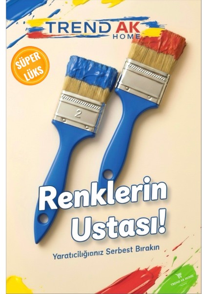 Lüks Kestirme Boya Fırçası No:2