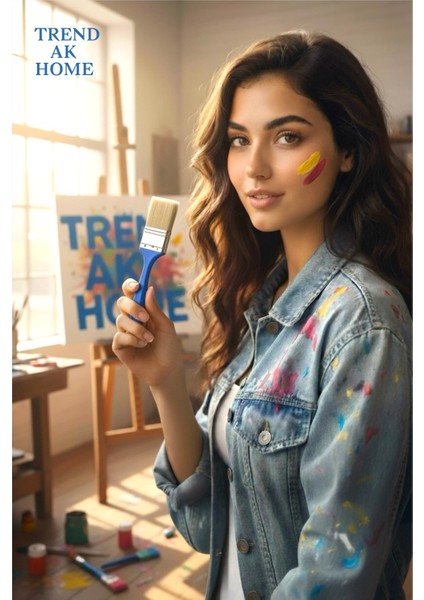 Lüks Kestirme Boya Fırçası No:2