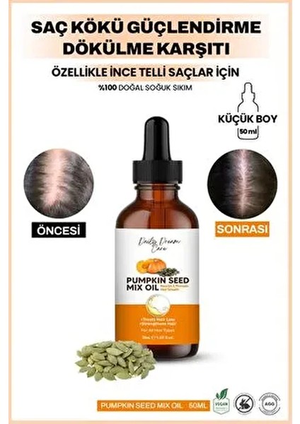 Daily Dream Series | Yoğun Güçlendirme ve Onarım Pumpkin Yağ 50 ml