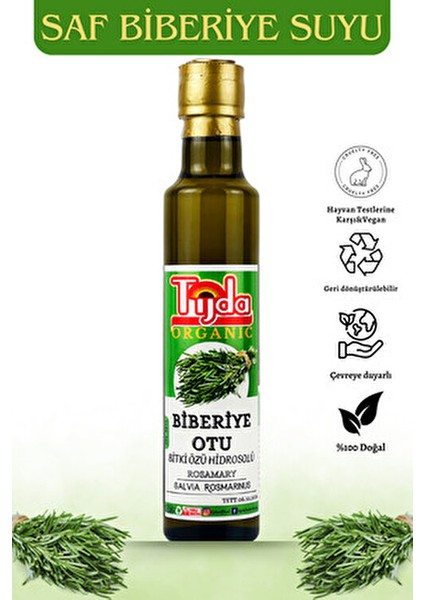 Biberiye Özü Saf Taze Bitkiden Üretilmiştir. Saç Bakımı Için Özü 250 ml (Salvia Rosmarinus)