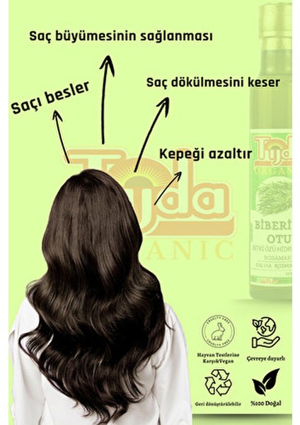 Biberiye Özü Saf Taze Bitkiden Üretilmiştir. Saç Bakımı Için Özü 250 ml (Salvia Rosmarinus) fiyatları