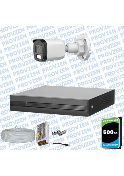 Dahua 1 Kameralı Full Hd Fullcolor Mikrofonlu Güvenlik Kamerası