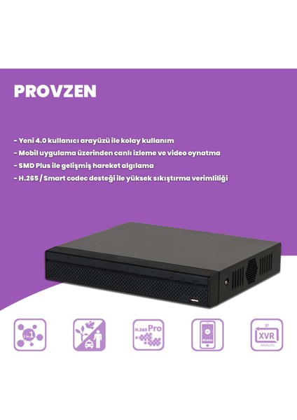 Dahua 4 Kameralı Ip 1080P Gece Görüşlü Güvenlik Kamerası modelleri
