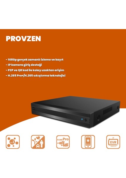 Hikvision Rv 8 Kameralı Full Hd Geniş Açı Güvenlik Kamerası 1tb modelleri