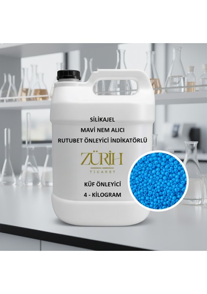 Silikajel Mavi Nem Alıcı 4 Kg - Rutubet Önleyici İndikatörlü - Küf Önleyici modelleri
