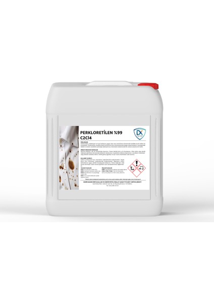 Perkloretilen %99 (Kuru Temizleme Solventi) 5 kg
