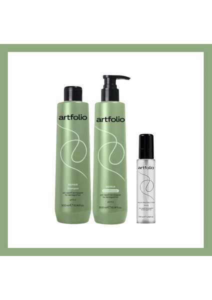 Işlem Görmüş Onaran Saç Bakım Seti