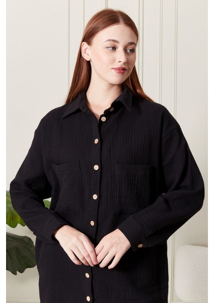 %100 Pamuk Kumaş Kadın Gömlek fırsatları