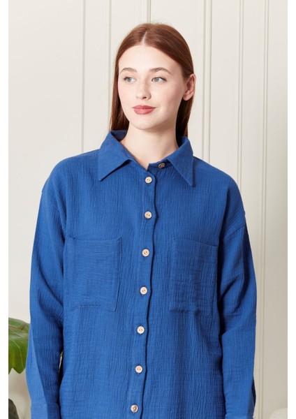 %100 Pamuk Kumaş Kadın Gömlek indirimleri