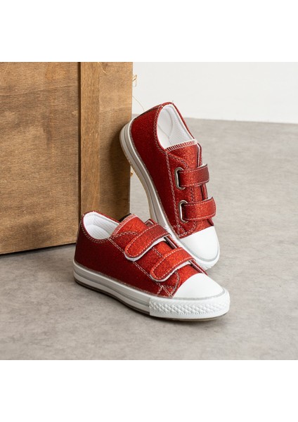 Bantlı Çocuk Günlük Ayakkabı, 22-30 Numara Arası Işıklıdır Çocuk Keten Ayakkabı