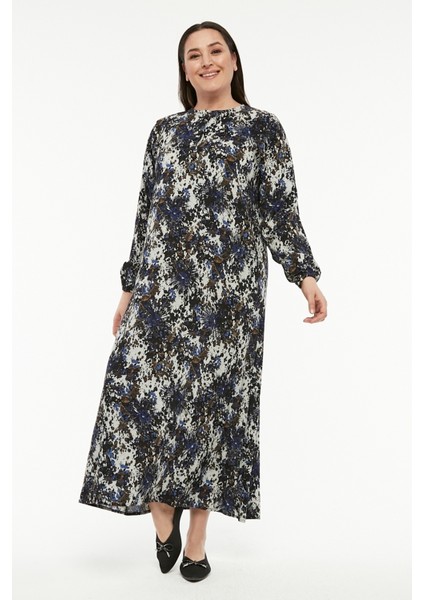 Viskon Kumaş Uzun Çan Kesim Elbise fiyatları