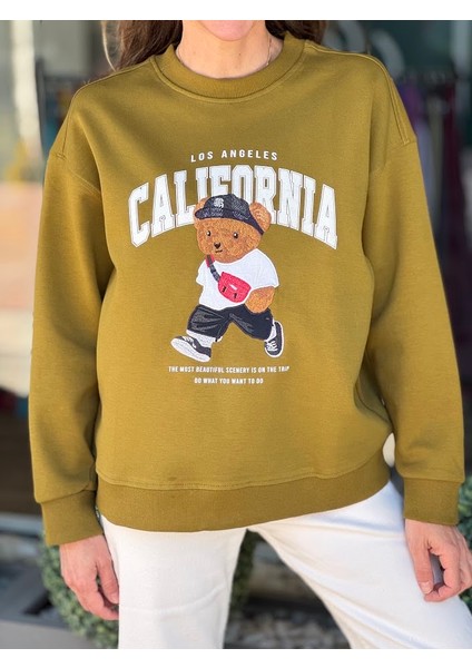 Teddy Nakışlı Sweatshirt fiyatları