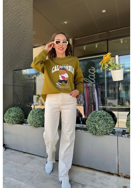 Teddy Nakışlı Sweatshirt indirimleri