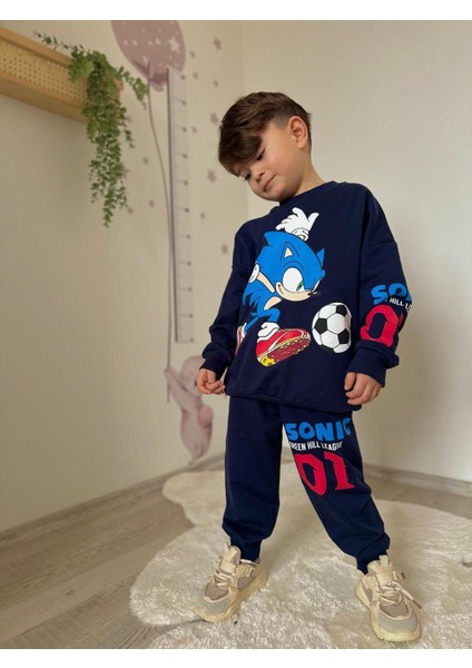 Sonic Lacivert Pantolonlu Eşofman Takım fiyatları